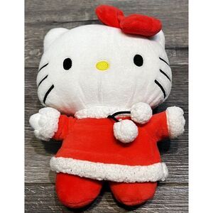 Sanrio Hello‎ Kitty Santa Christmas Holiday Plush 2022 8"